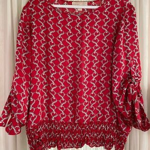 MK waist band blouse !